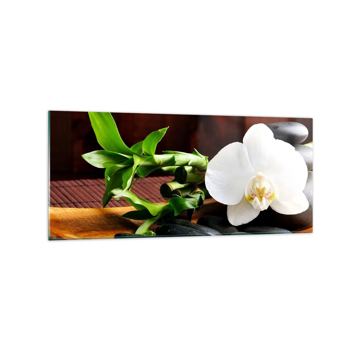 Üveg kép - Engedd át magad a természet érintésének - 120x50 cm