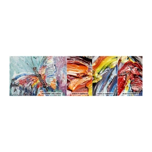 Fotótapéta Minta Öntapadós Deluxe Sticker - A természet által festett - Absztrakció, Pillangó, Darab - 100x30 cm