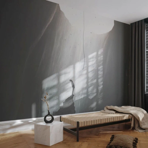 Fotótapéta Premium Canvas - Mindig van kiút - Barlang, Férfi, Mászó - 400x280 cm