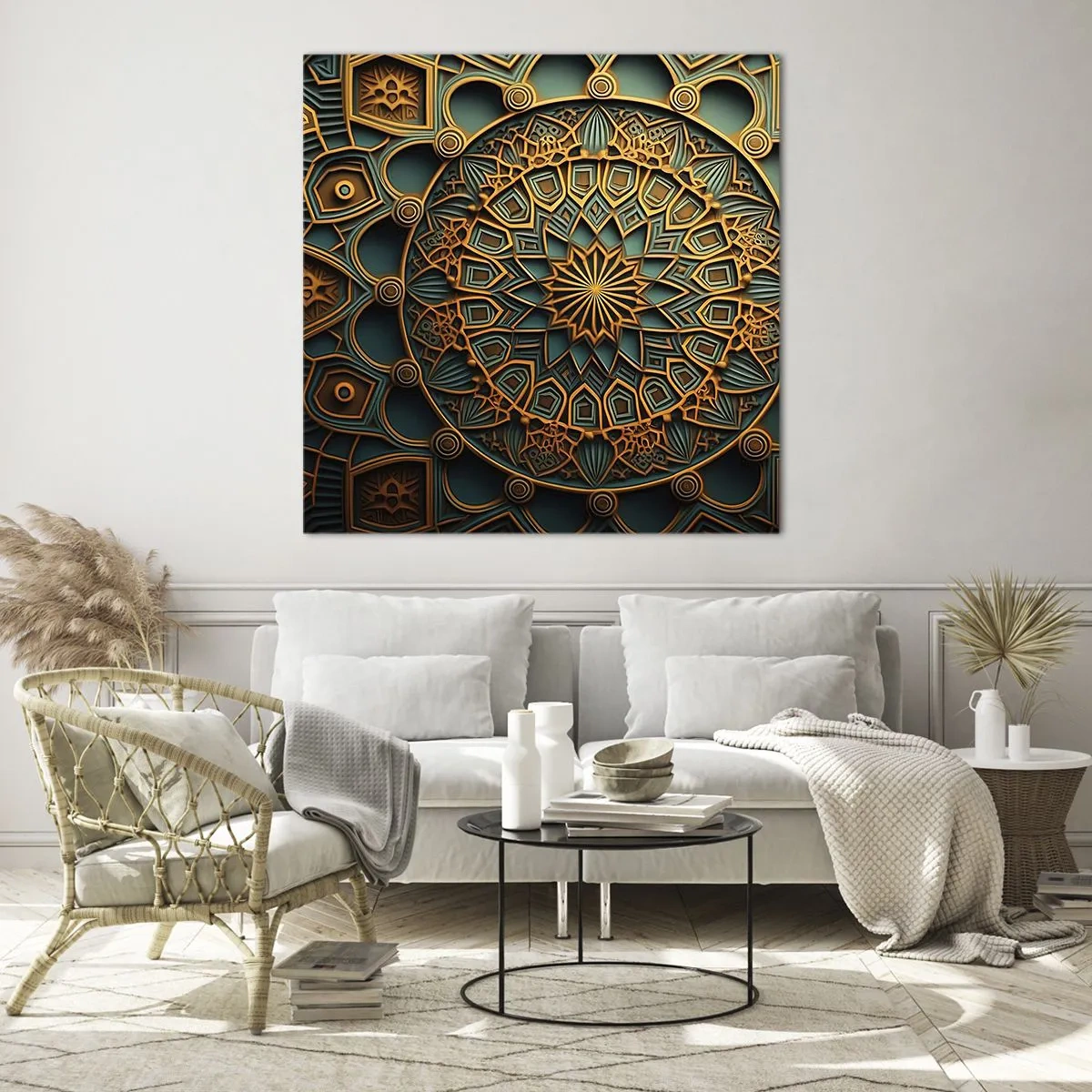 Üveg kép - Egy arab éghajlaton - 30x30 cm