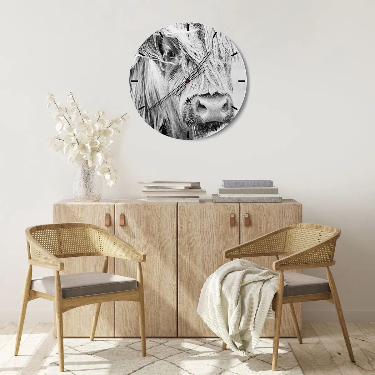 Falióra, Óra - Skót vadság - 40x40 cm