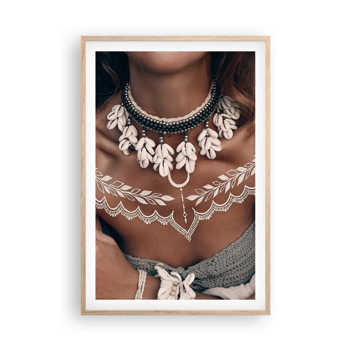 Poszter világos tölgy keretben - Talizmánok, a nőiesség rituáléi - 61x91 cm