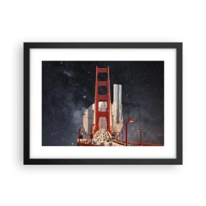 Poszter fehér keretben - Mindig a középpontban - 40x30 cm