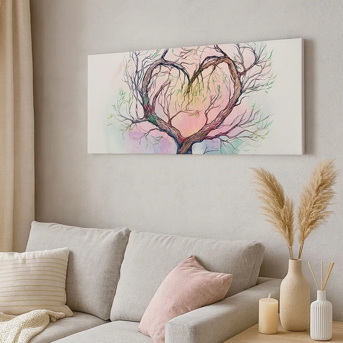 Vászonkép - Együtt a viharok ellen - 100x40 cm