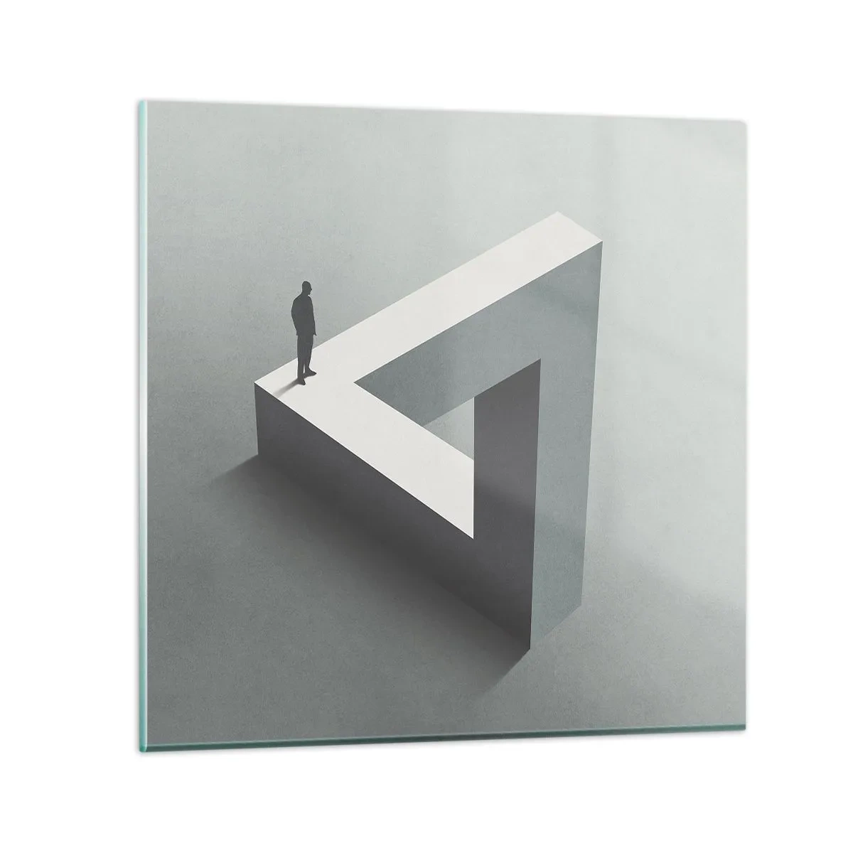 Üveg kép - És mégis lehetséges - 70x70 cm