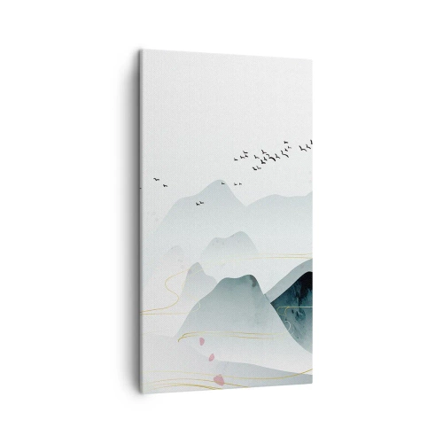 Vászonkép - A csúcsok fölött - 45x80 cm