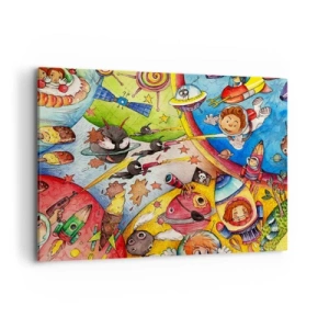 Vászonkép - Nagy űrkaland - 100x70 cm