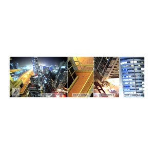 Fotótapéta Minta Standard Eco - Csoda a sivatagban - Város, Dubai, Építészet - 100x30 cm