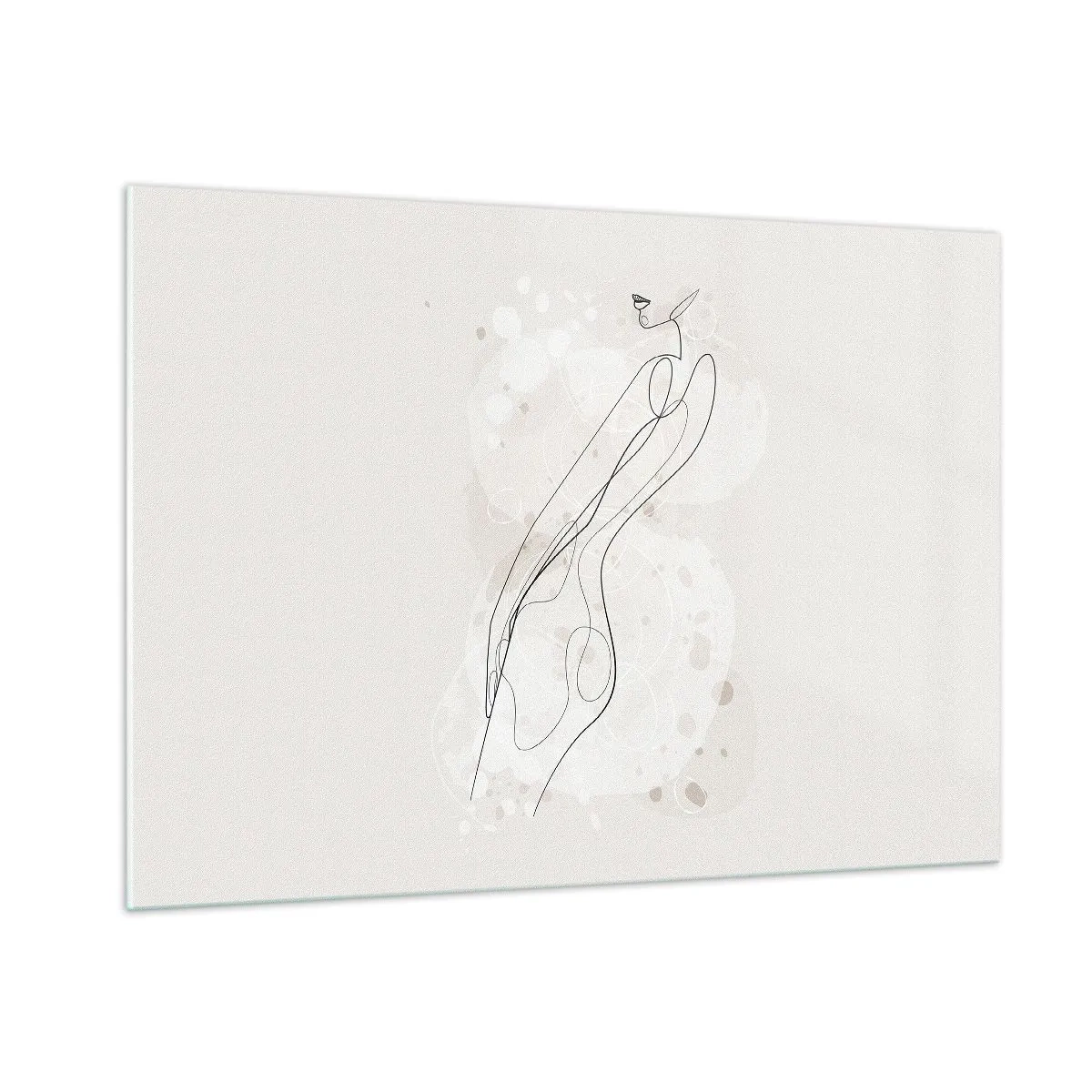 Üveg kép - Eltévedni nézésben - 100x70 cm