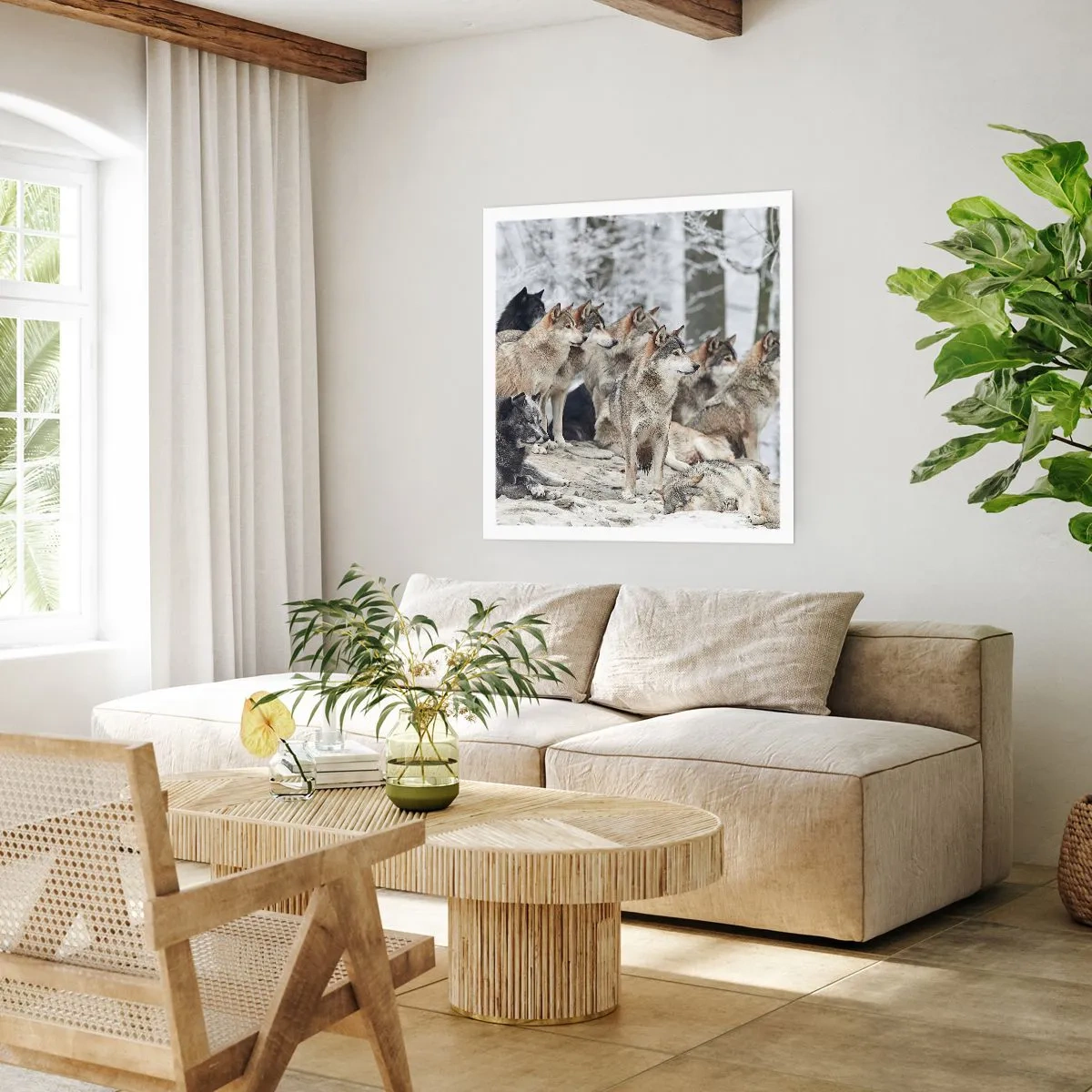 Poszter - Család és barátok - 60x60 cm