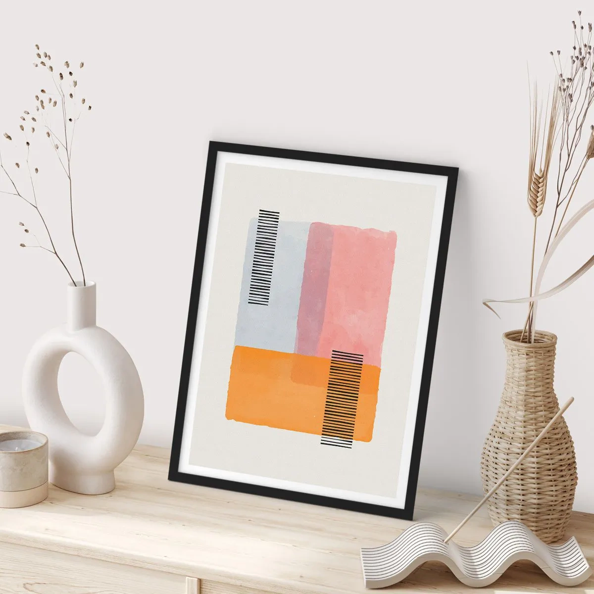 Poszter fehér keretben - Saroktól sarokig - 70x100 cm