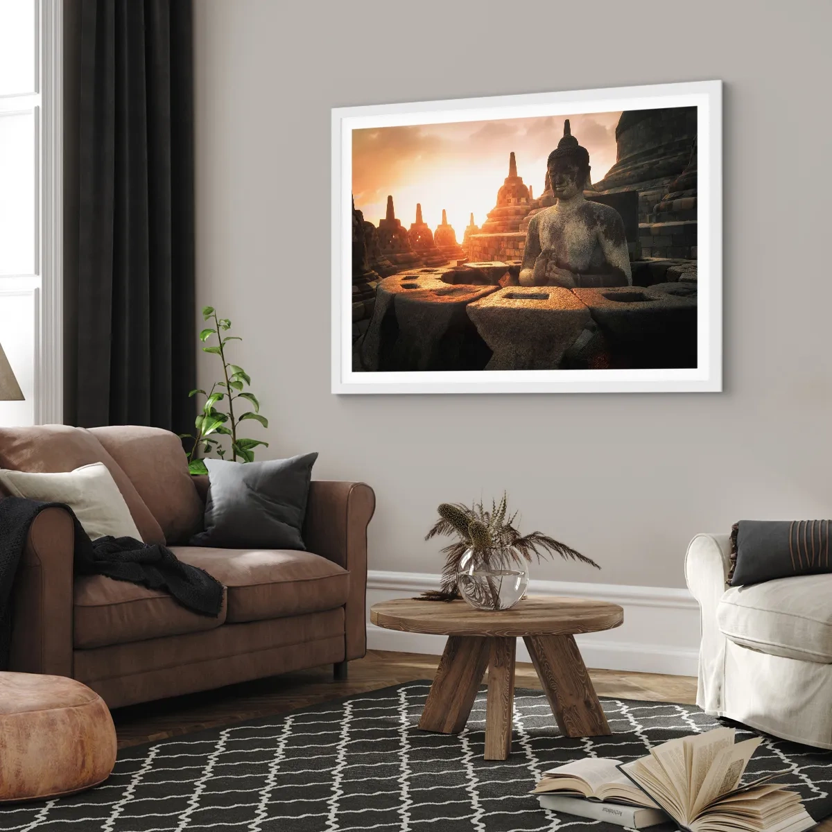 Poszter fekete keretben - A nagy bölcsesség időjárása - 91x61 cm