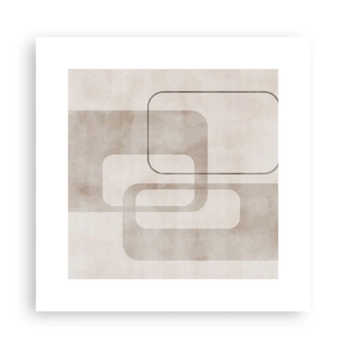 Poszter - Geometrikus fúga - 30x30 cm