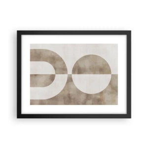 Poszter fehér keretben - Hasonlóságok és különbségek - 40x30 cm