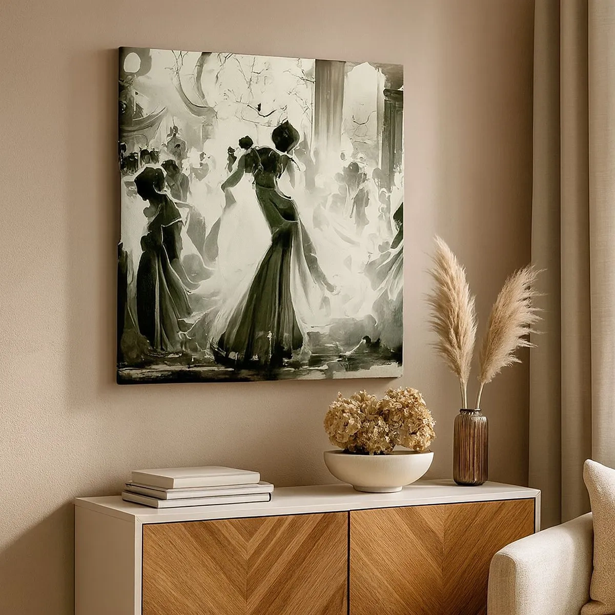 Vászonkép - Nagy álarcosbál - 30x30 cm