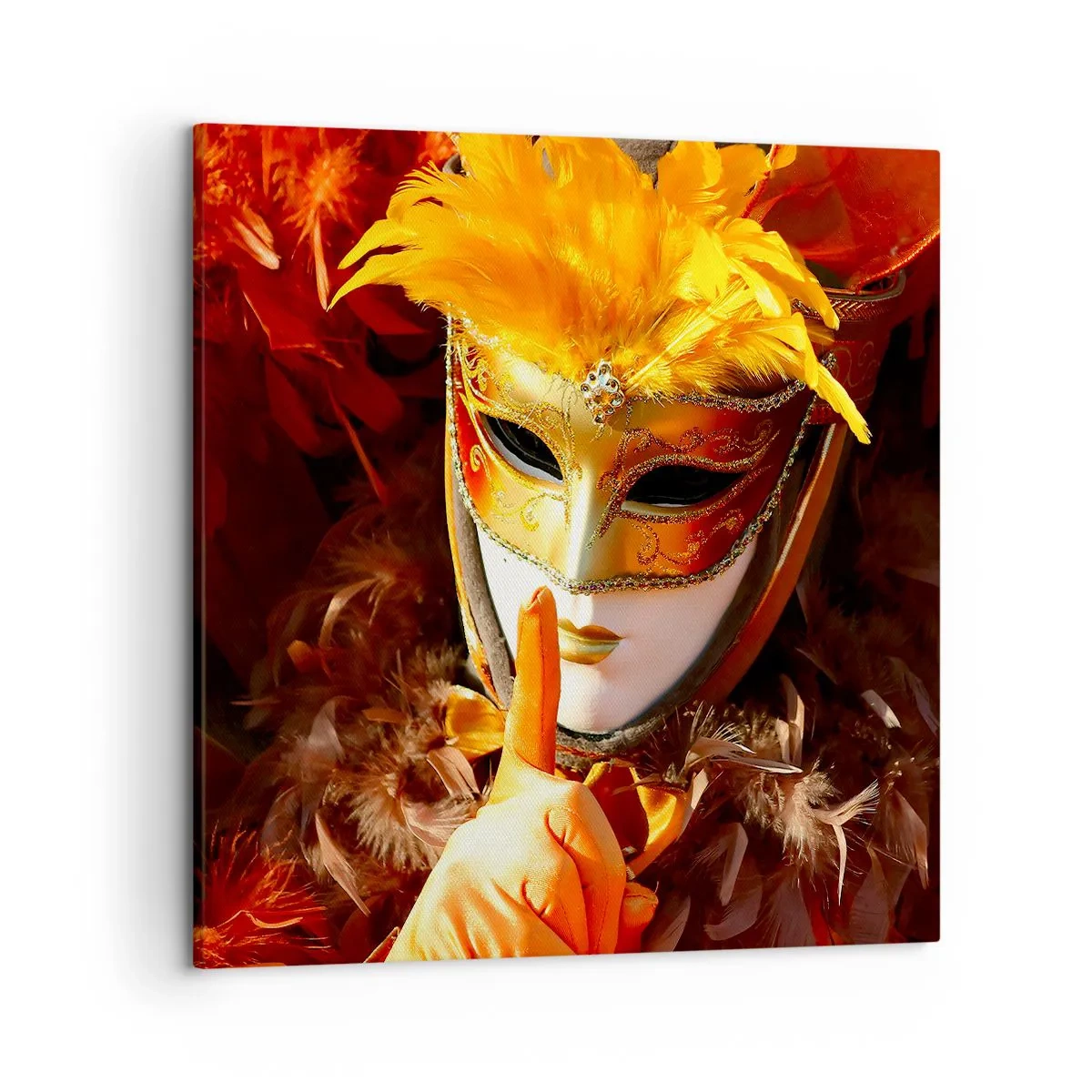 Vászonkép - A rejtély a játék része - 50x50 cm