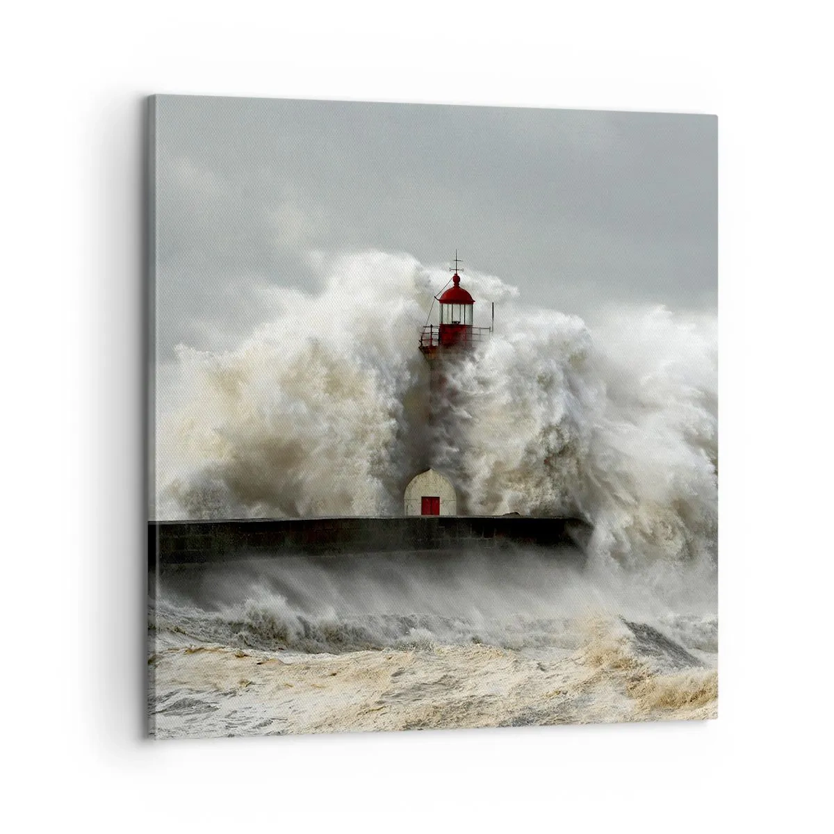 Vászonkép - Az óceán haragja - 60x60 cm