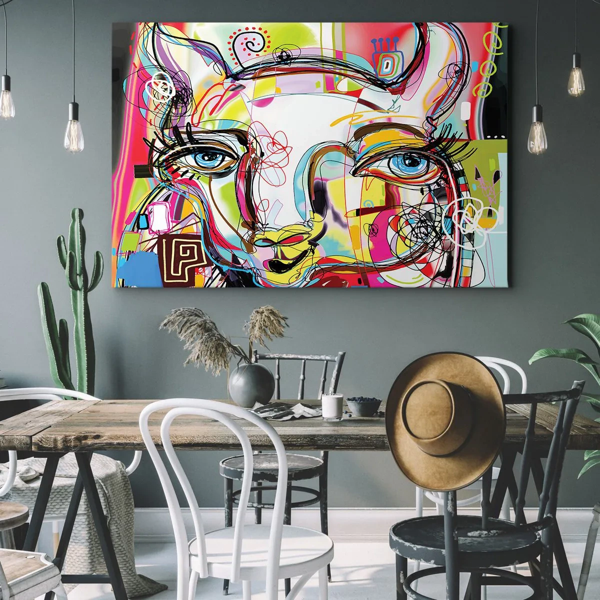 Vászonkép - A macska természetének gazdagsága - 100x70 cm