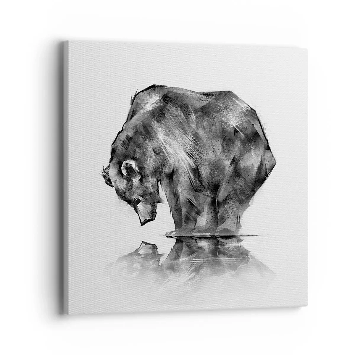 Vászonkép - Jó látni rokont - 40x40 cm