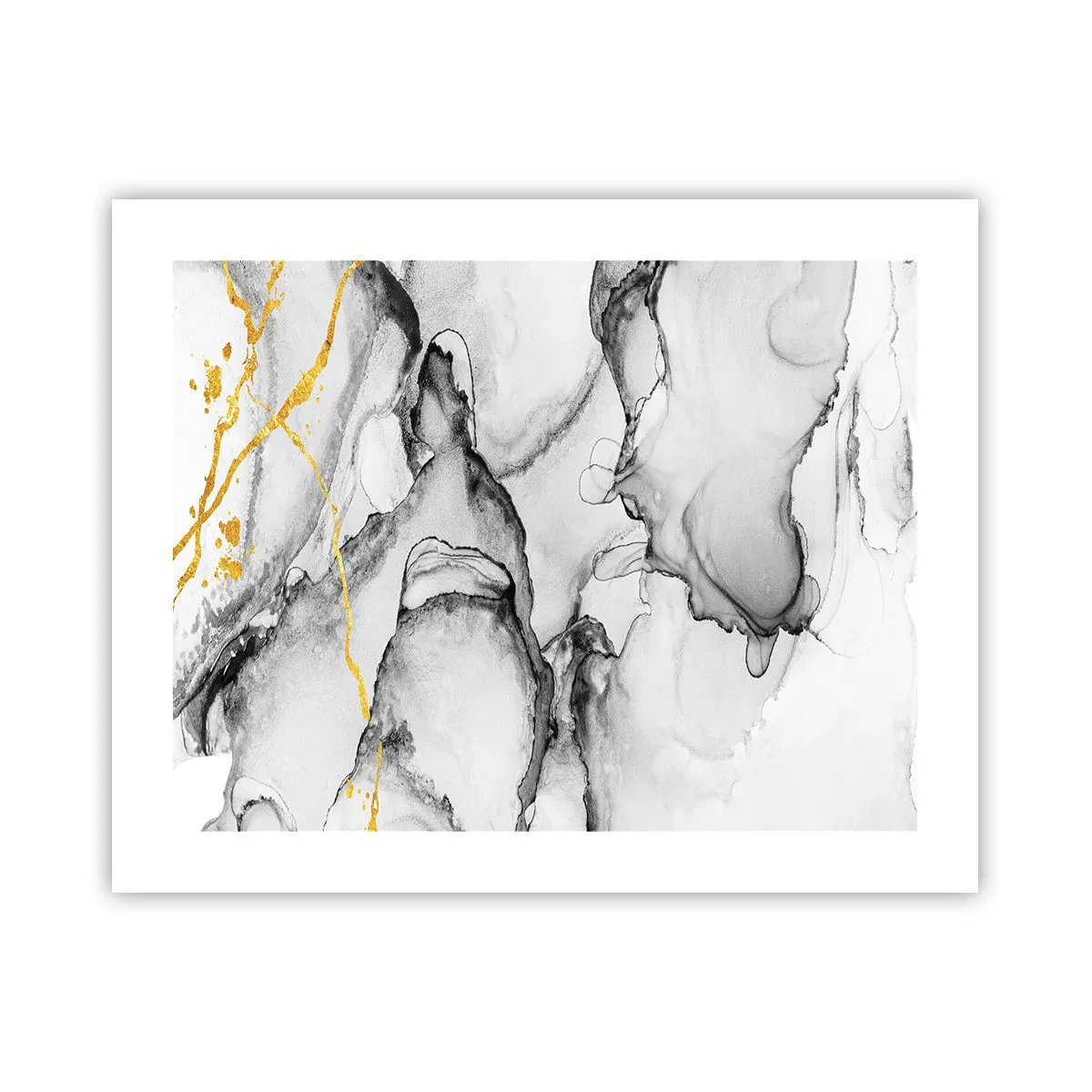 Poszter - Arany motívumú kompozíció - 50x40 cm