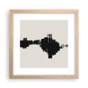 Poszter világos tölgy keretben - A képzelet rezgései - 30x30 cm