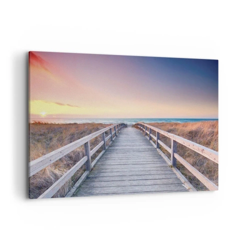 Vászonkép - Balti esti aurora - 100x70 cm