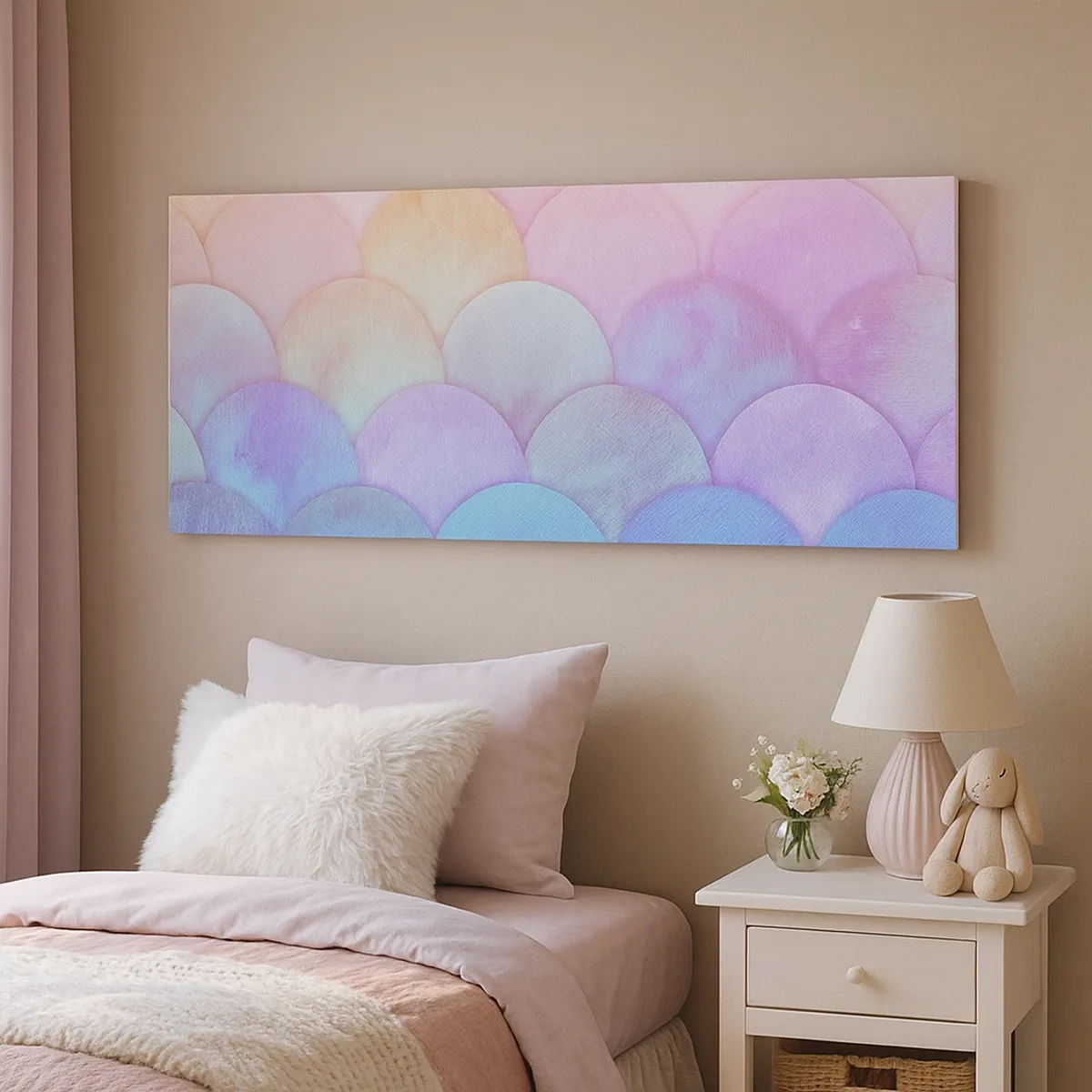 Vászonkép - Gyöngyház kagyló - 30x30 cm