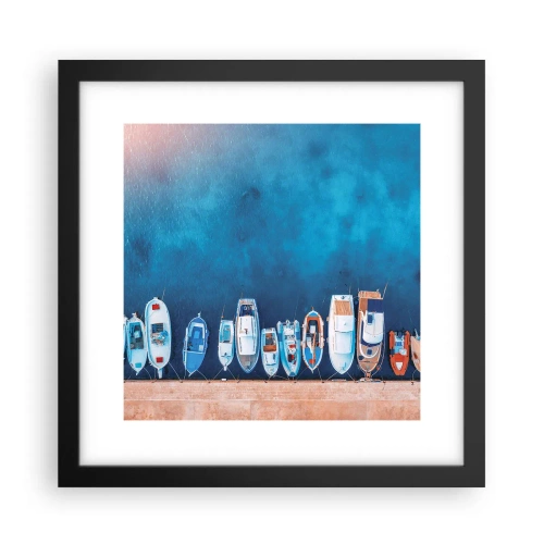 Poszter fehér keretben - Egy sorban - 30x30 cm