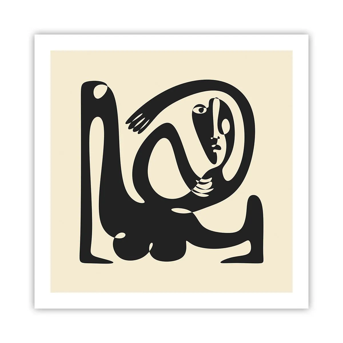 Poszter - Majdnem Picasso - 60x60 cm