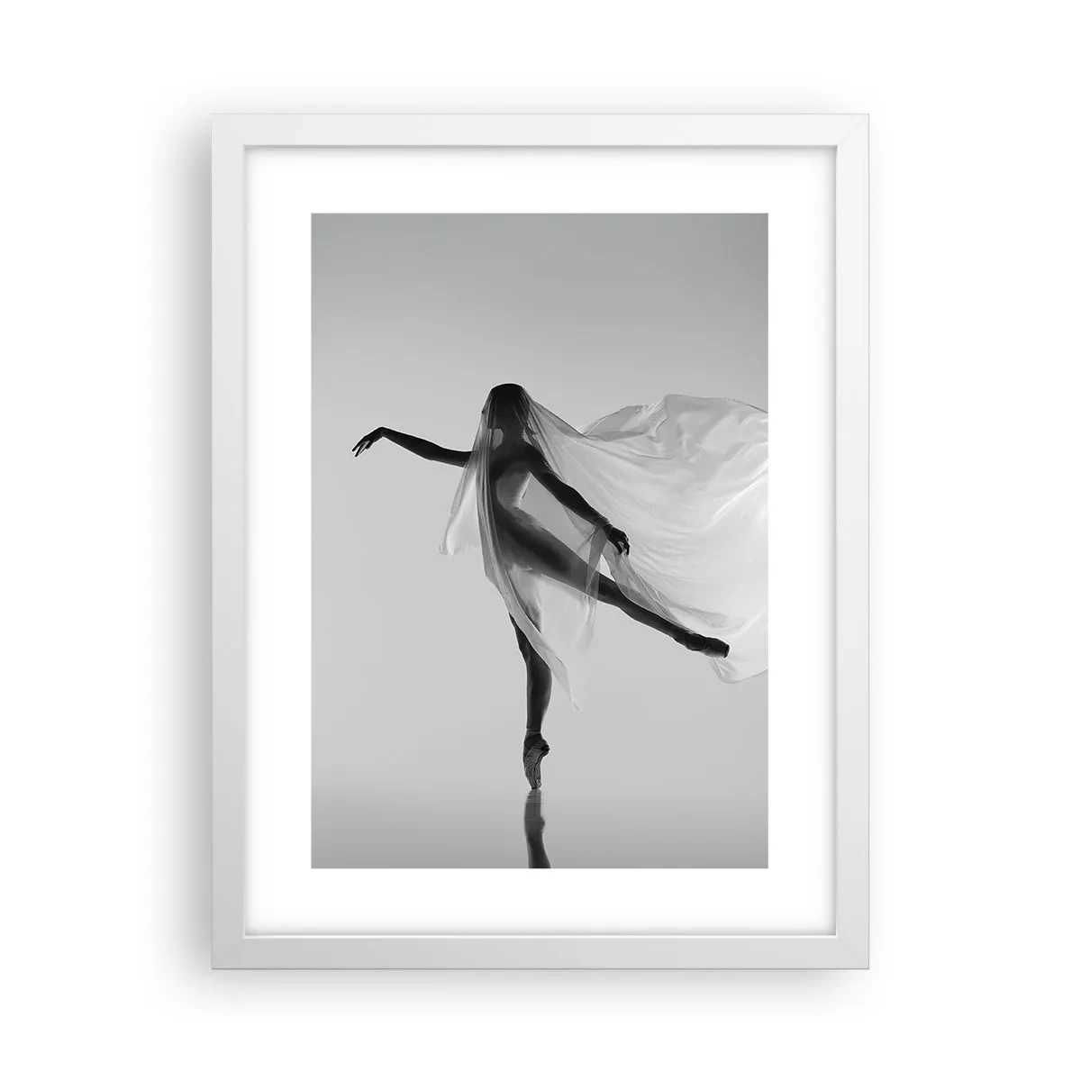 Poszter fekete keretben - Könnyedség és kecsesség - 30x40 cm