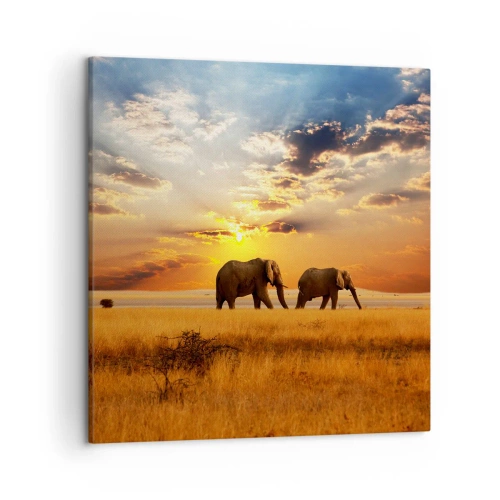 Vászonkép - Családi séta - 50x50 cm