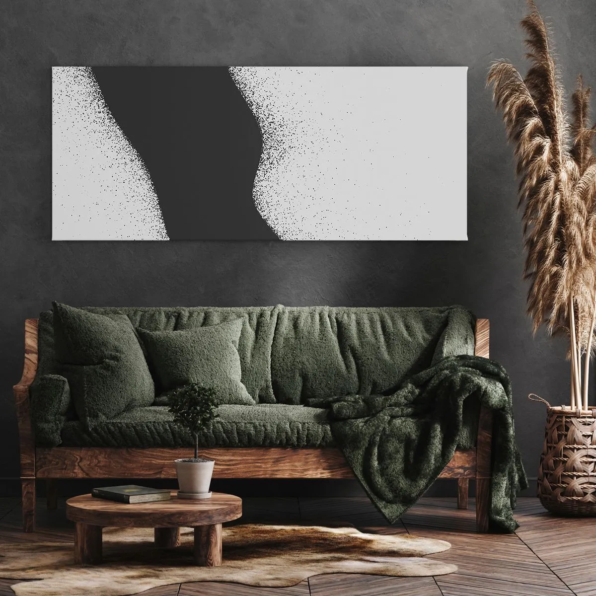 Vászonkép - Folyékony egyensúly - 100x40 cm