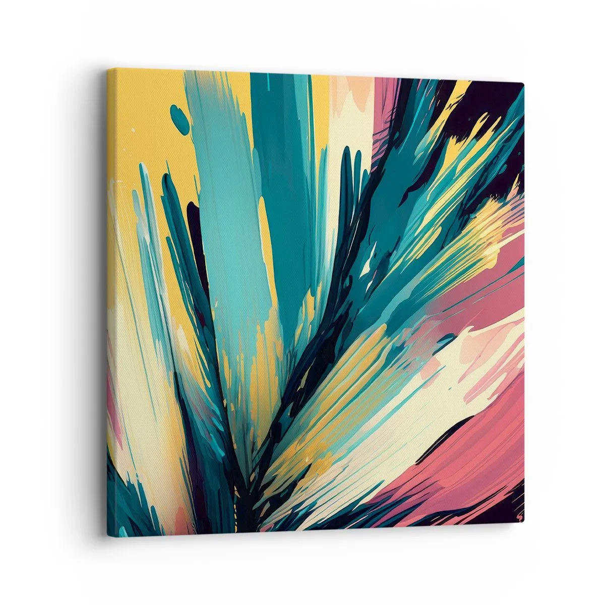 Vászonkép - Kompozíció - az öröm robbanása - 30x30 cm