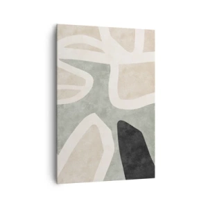 Vászonkép - Kompozíció fekete témával - 70x100 cm