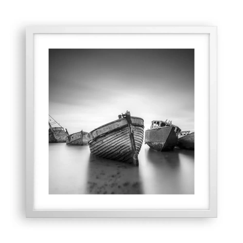 Poszter fekete keretben - Csak emlékek... - 40x40 cm