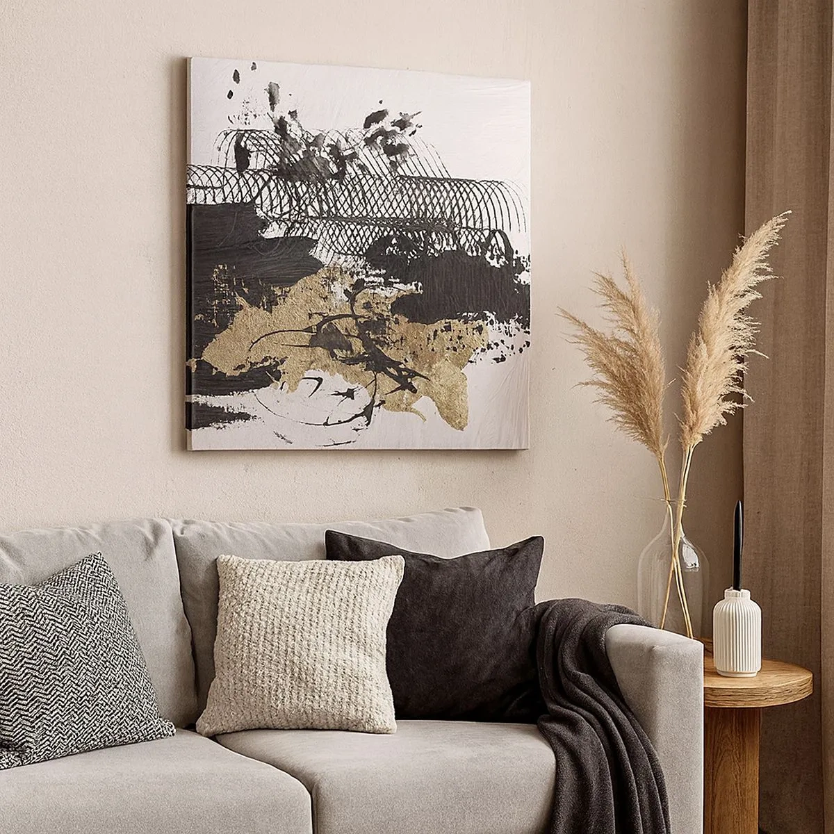 Vászonkép - Szenvedélyes kompozíció - 30x30 cm