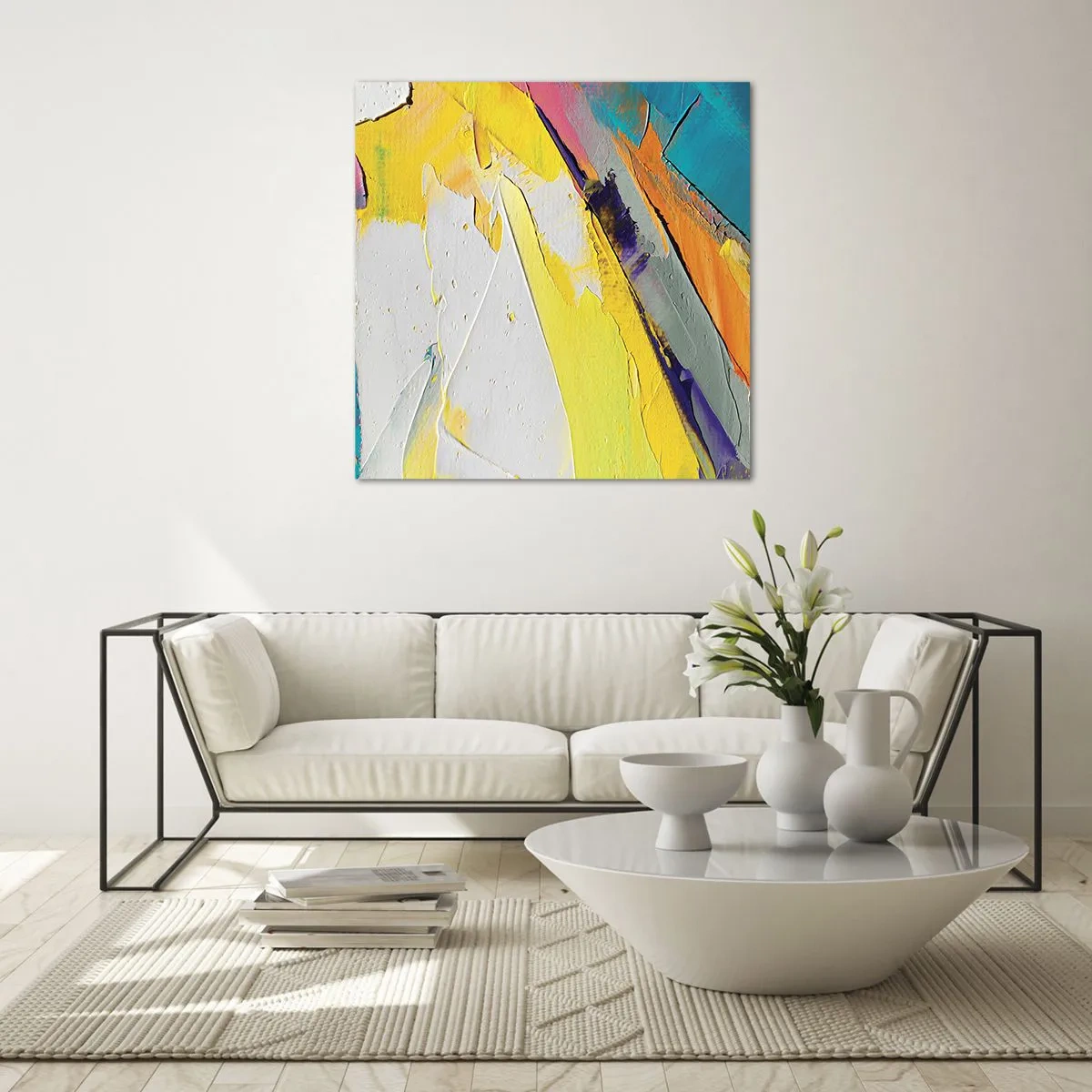 Üveg kép - A fény anatómiája - 40x40 cm