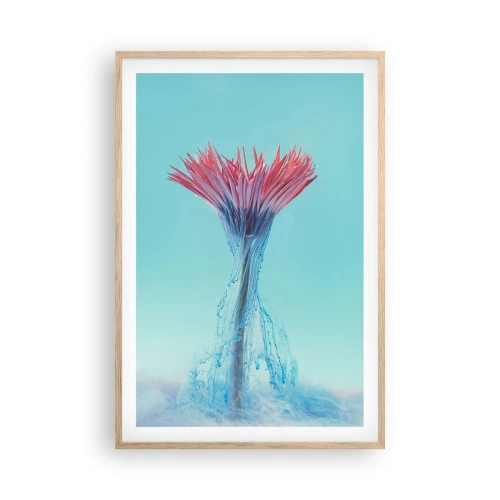 Poszter világos tölgy keretben - Élénkítő ölelésben - 61x91 cm