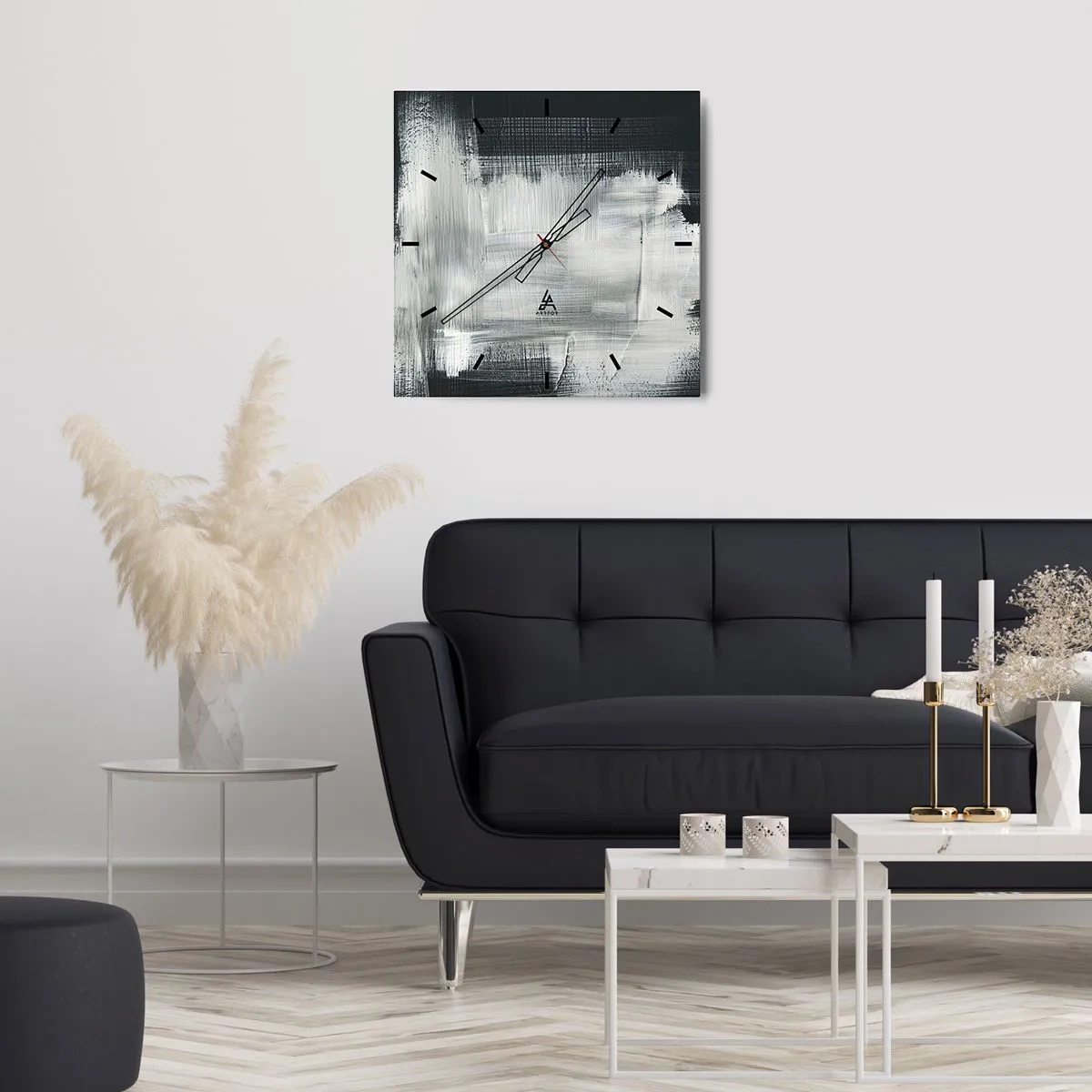 Falióra, Óra - Függőlegből és vízszintből szőtt - 30x30 cm