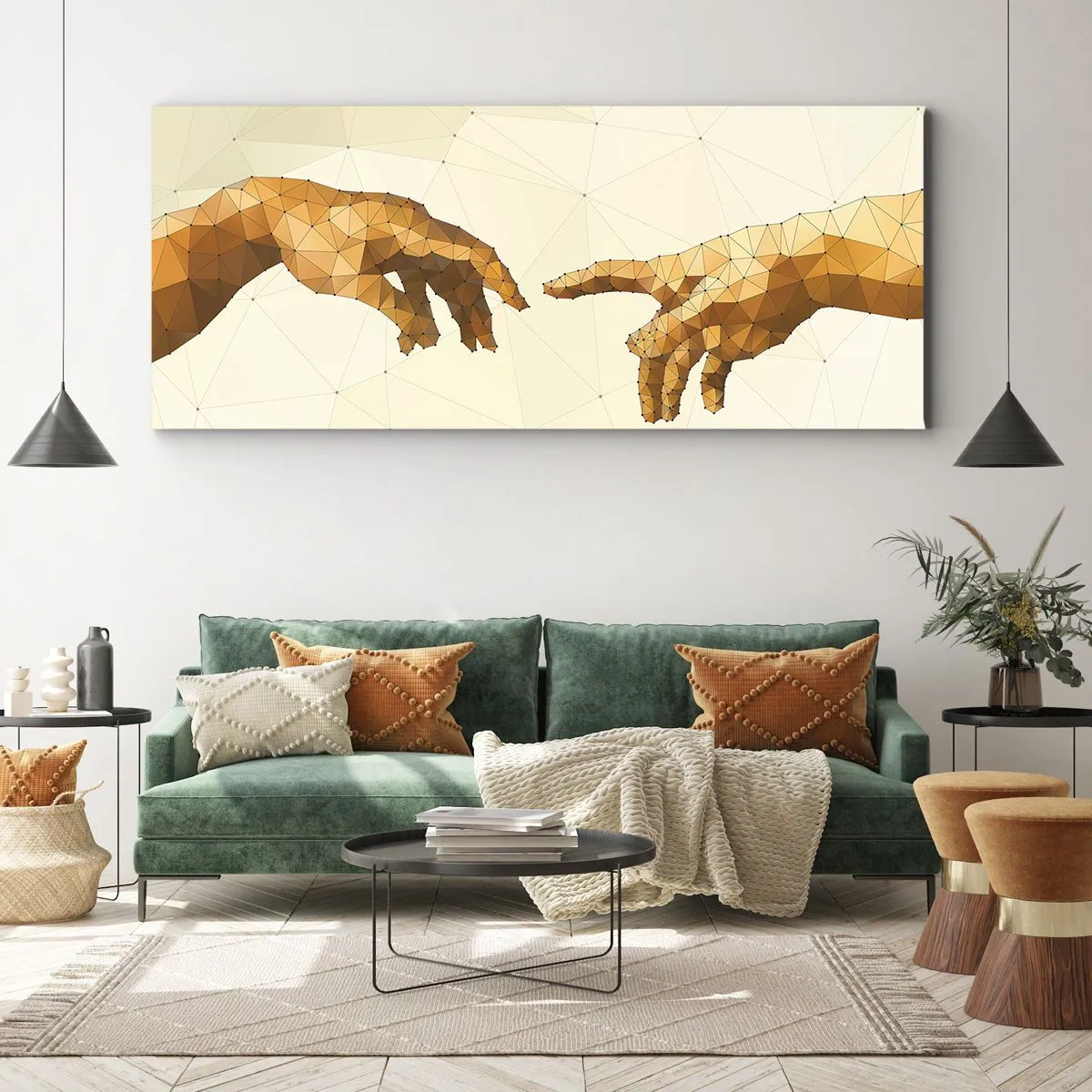 Vászonkép - Isteni geometria - 90x30 cm