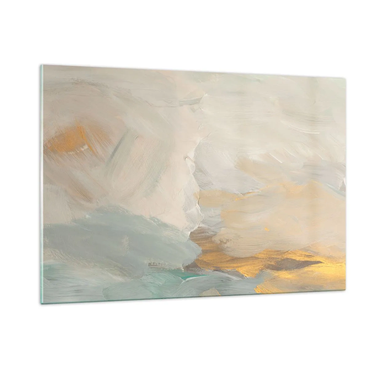 Üveg kép - Absztrakció - a szelídség földje - 120x80 cm
