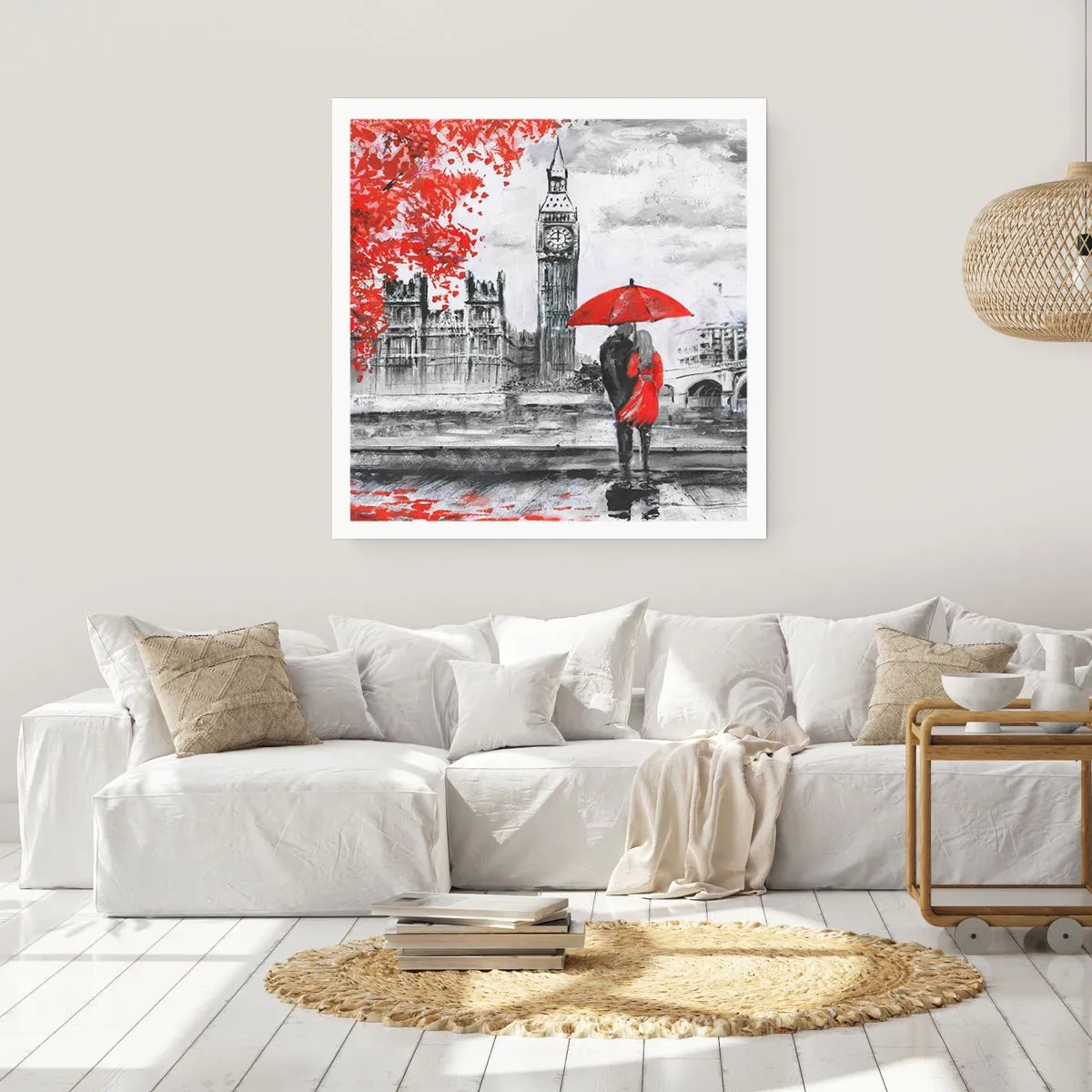 Poszter - Szerelmesek Londonban - 30x30 cm