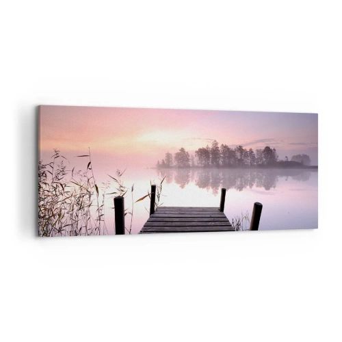 Vászonkép - A lila ködből... - 120x50 cm