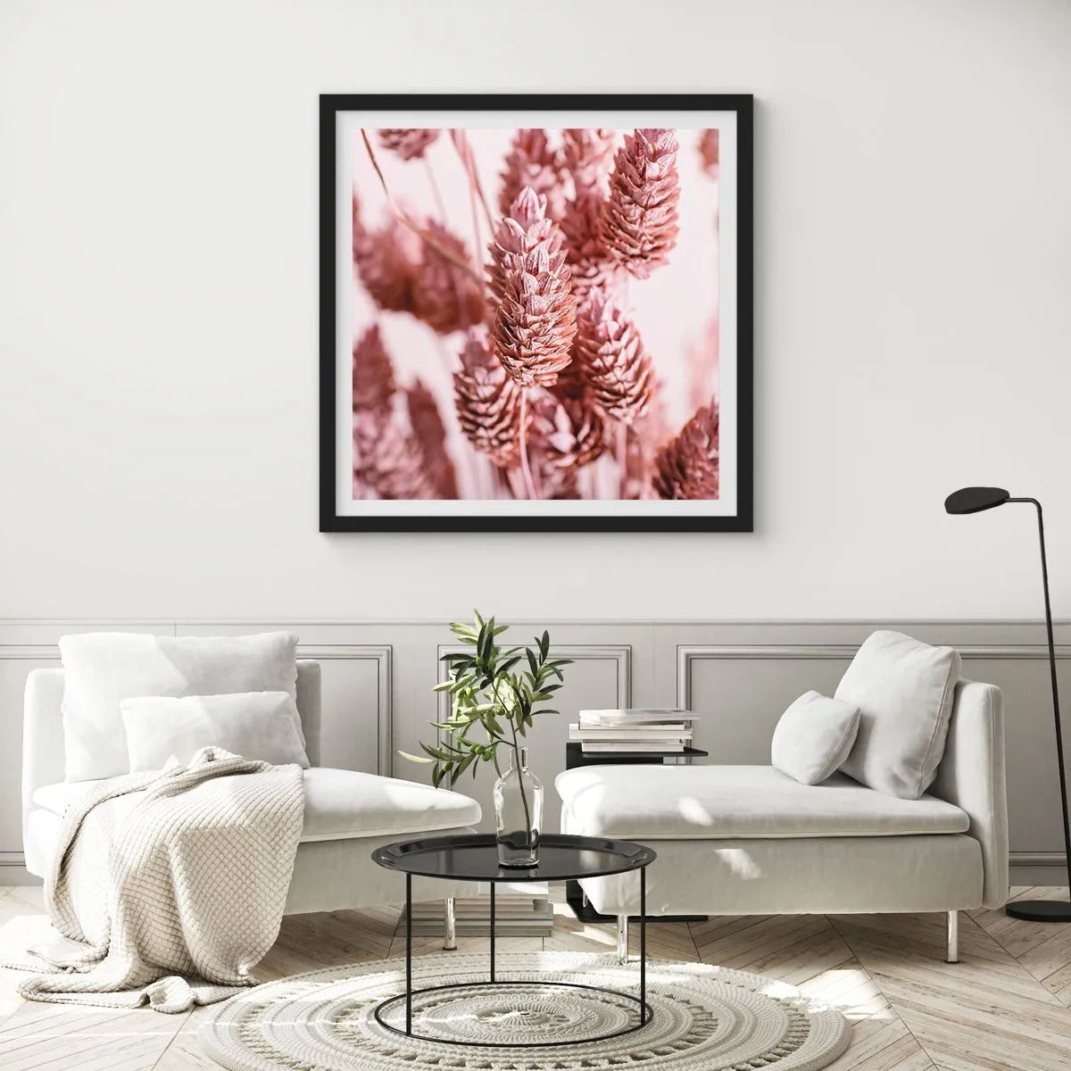 Poszter fehér keretben - Látszólag feltűnő - 60x60 cm