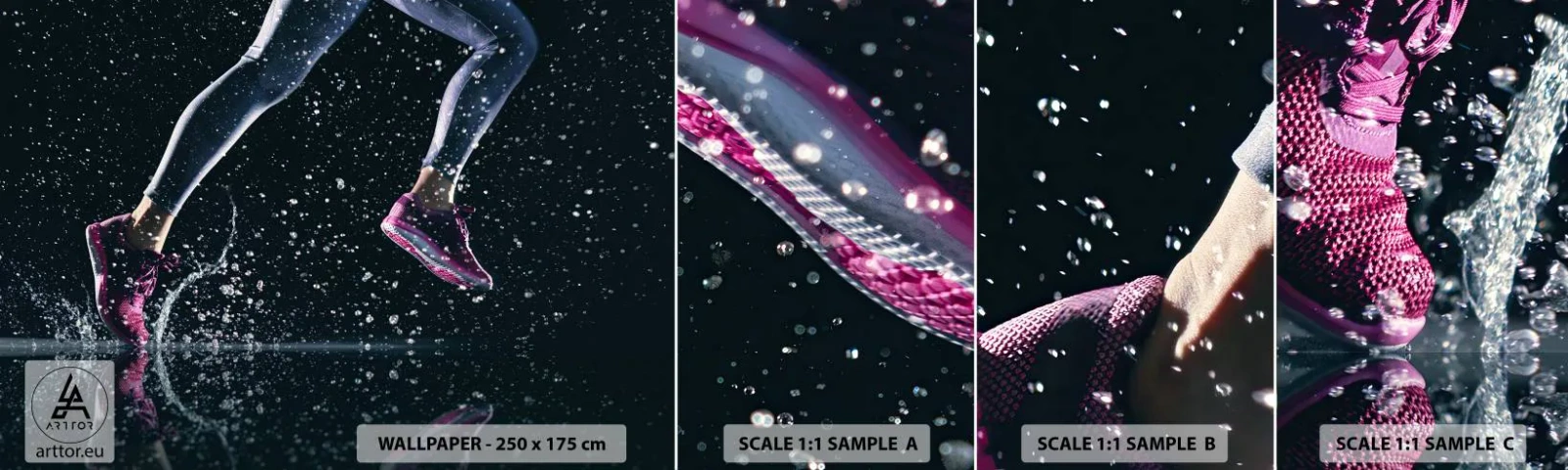 Fotótapéta Minta Standard Eco - Amennyi erő van a lábakban - Sport, Kocogás, Futás - 100x30 cm