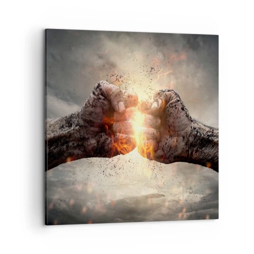 Vászonkép - Harcolj - 50x50 cm