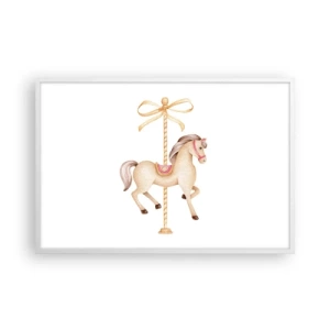 Poszter fekete keretben - Kecses vágtával - 91x61 cm