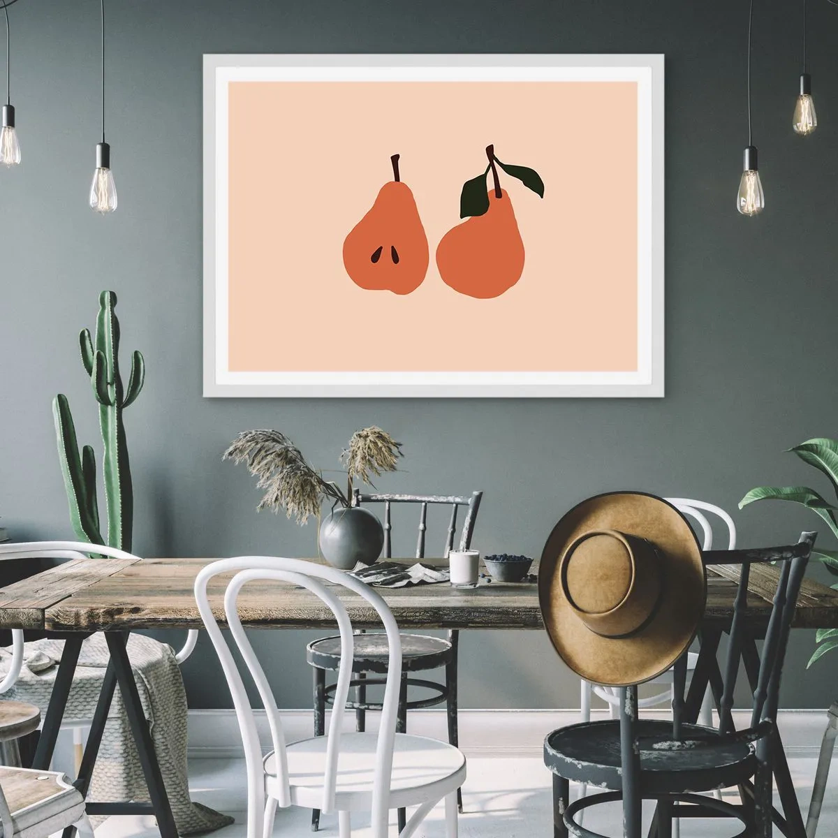 Poszter fekete keretben - Maga az édesség - 70x50 cm