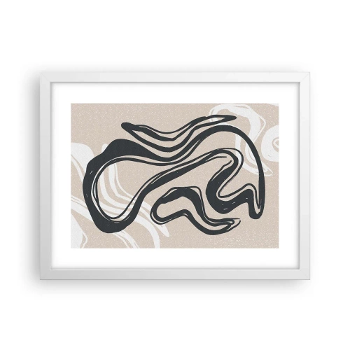 Poszter fekete keretben - Megsokszorozott kifejezés - 40x30 cm