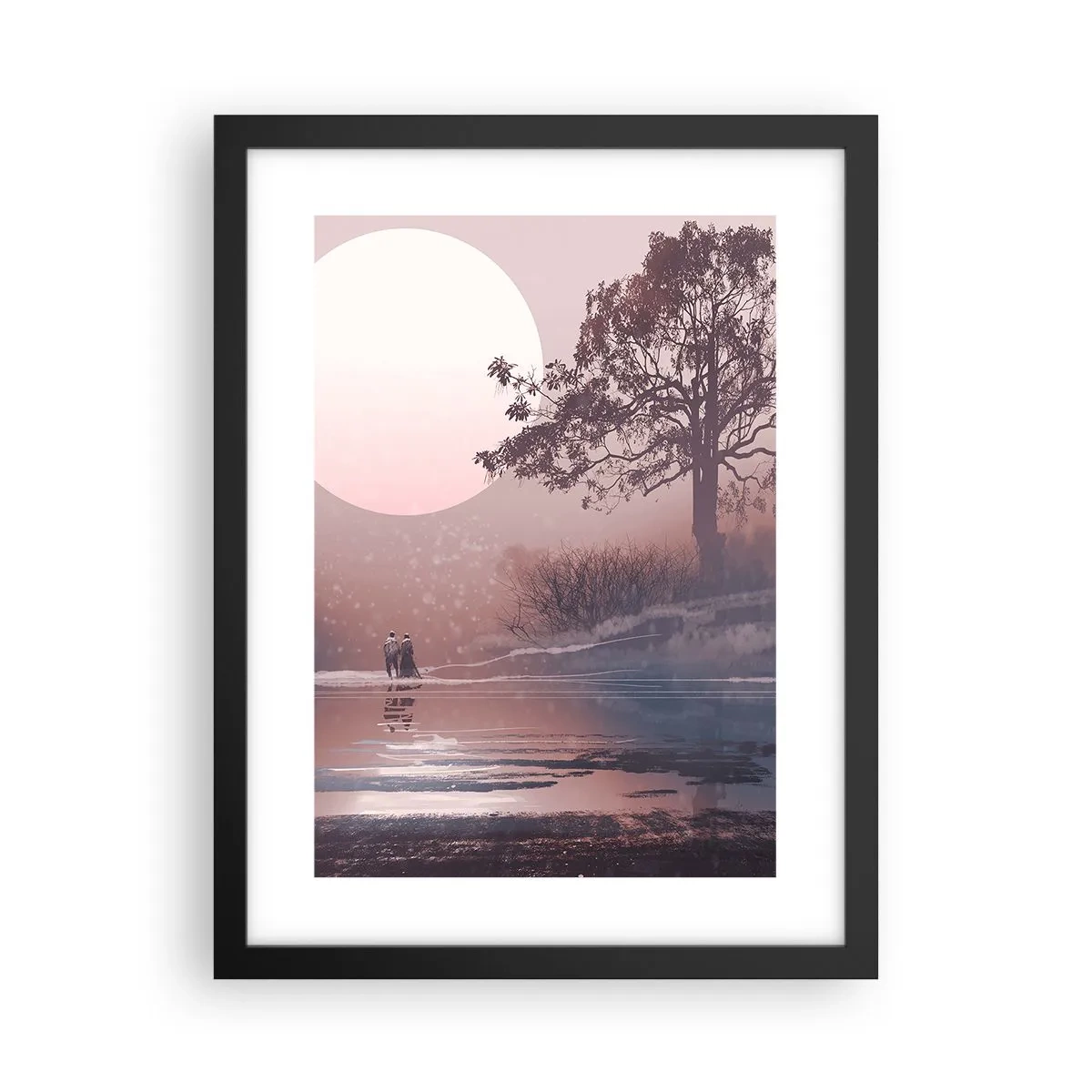 Poszter fehér keretben - Éjszakai csodák - 30x40 cm